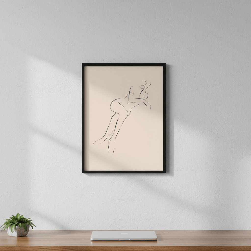 Casual Pose by Ivy Green Illustrations wall - art - picture - poster