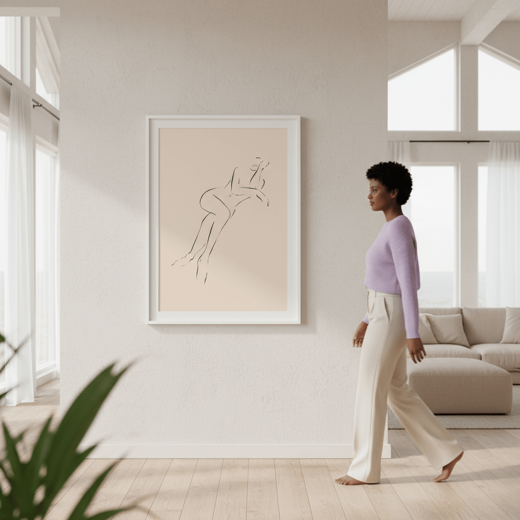 Casual Pose by Ivy Green Illustrations wall - art - picture - poster