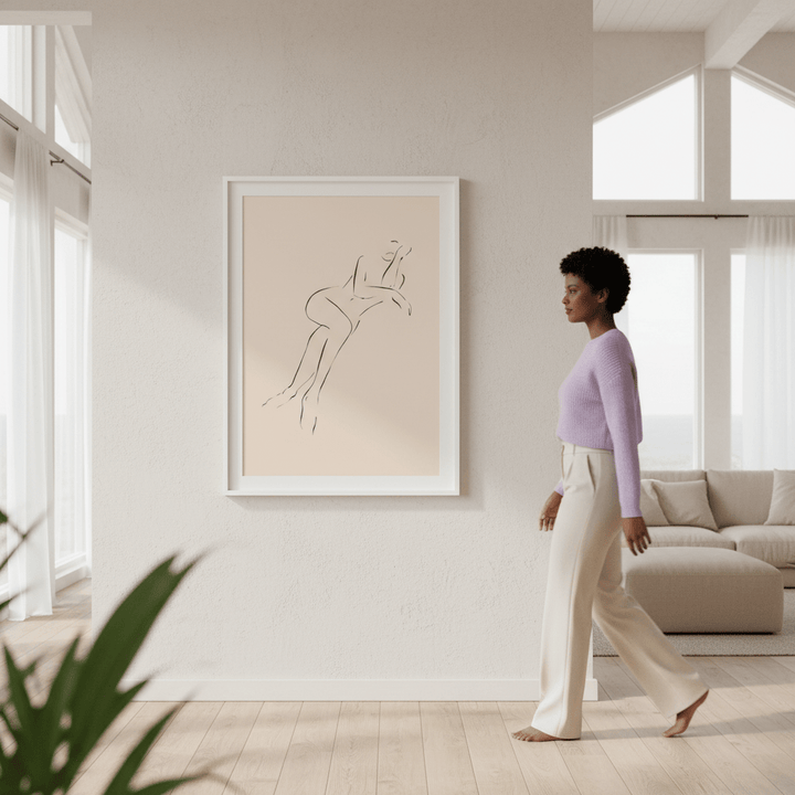 Casual Pose by Ivy Green Illustrations wall - art - picture - poster