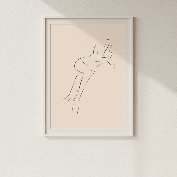 Casual Pose by Ivy Green Illustrations wall - art - picture - poster