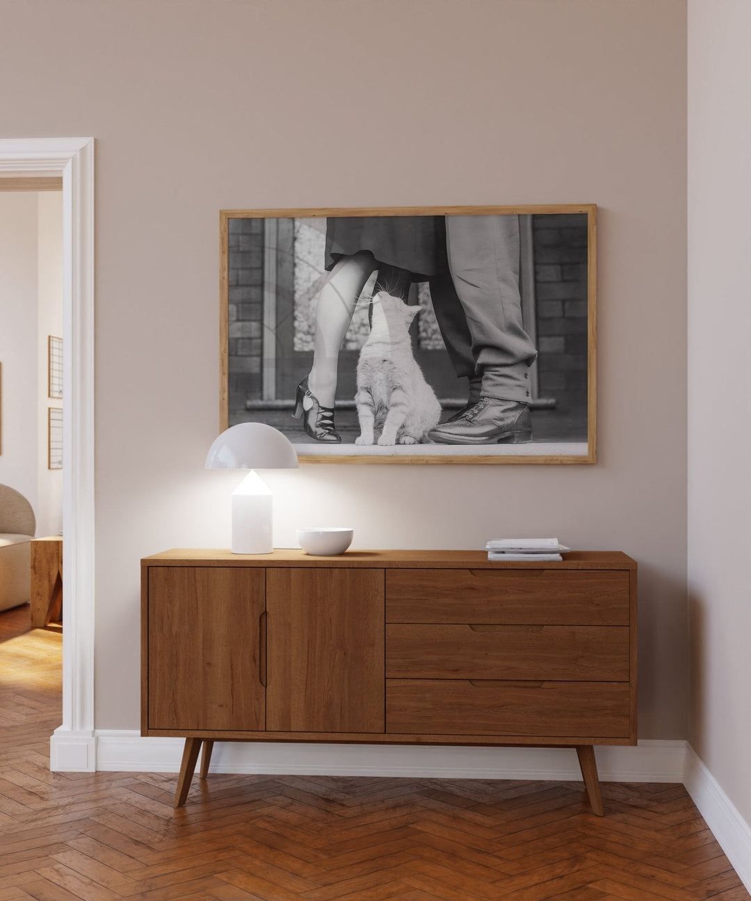 Cat Lovers Vintage Photograph Wall Art - Style My Wall