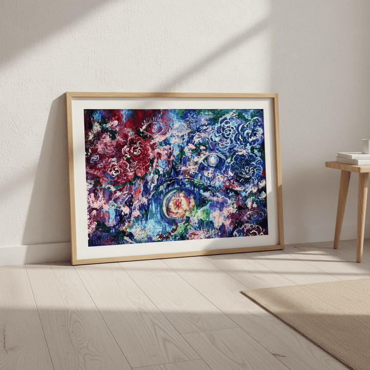 Celestial Bloom Dreams by Angelina Ngo wall - art - picture - poster