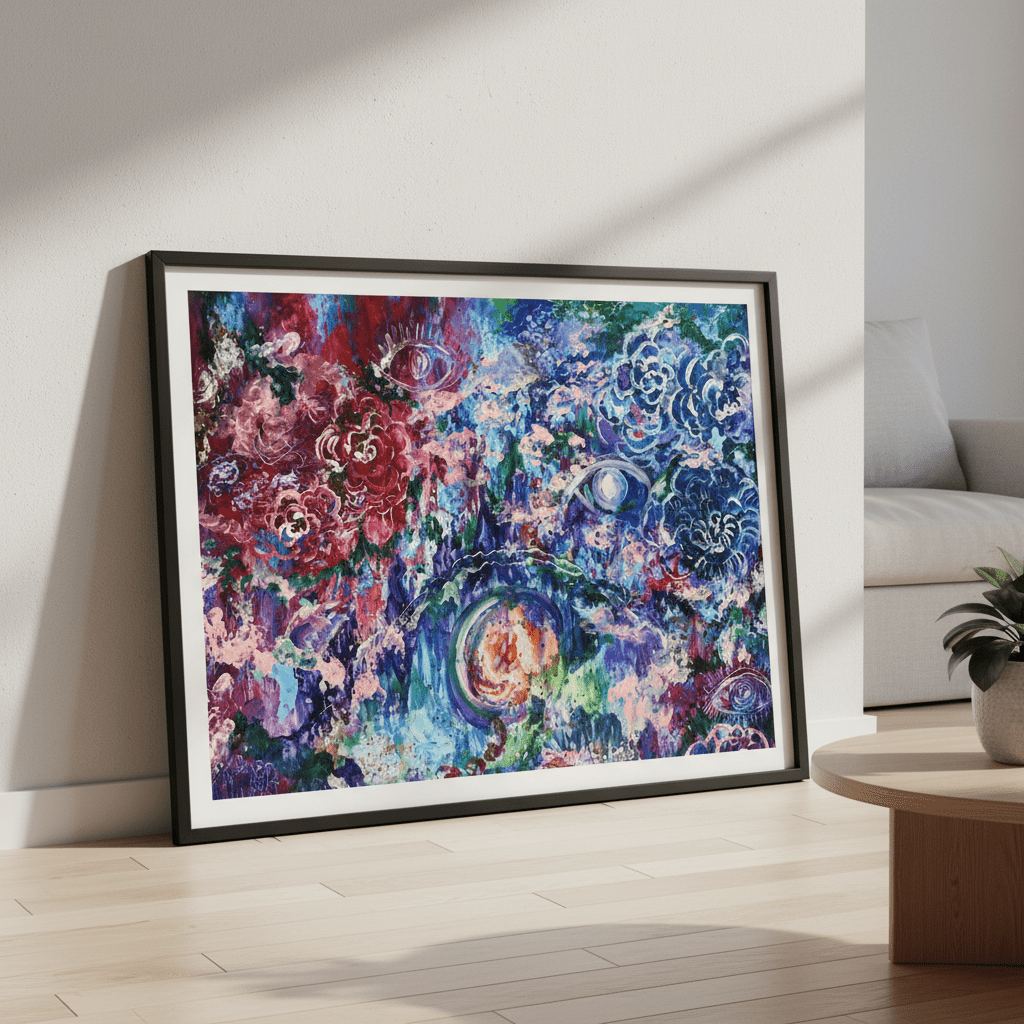 Celestial Bloom Dreams by Angelina Ngo wall - art - picture - poster