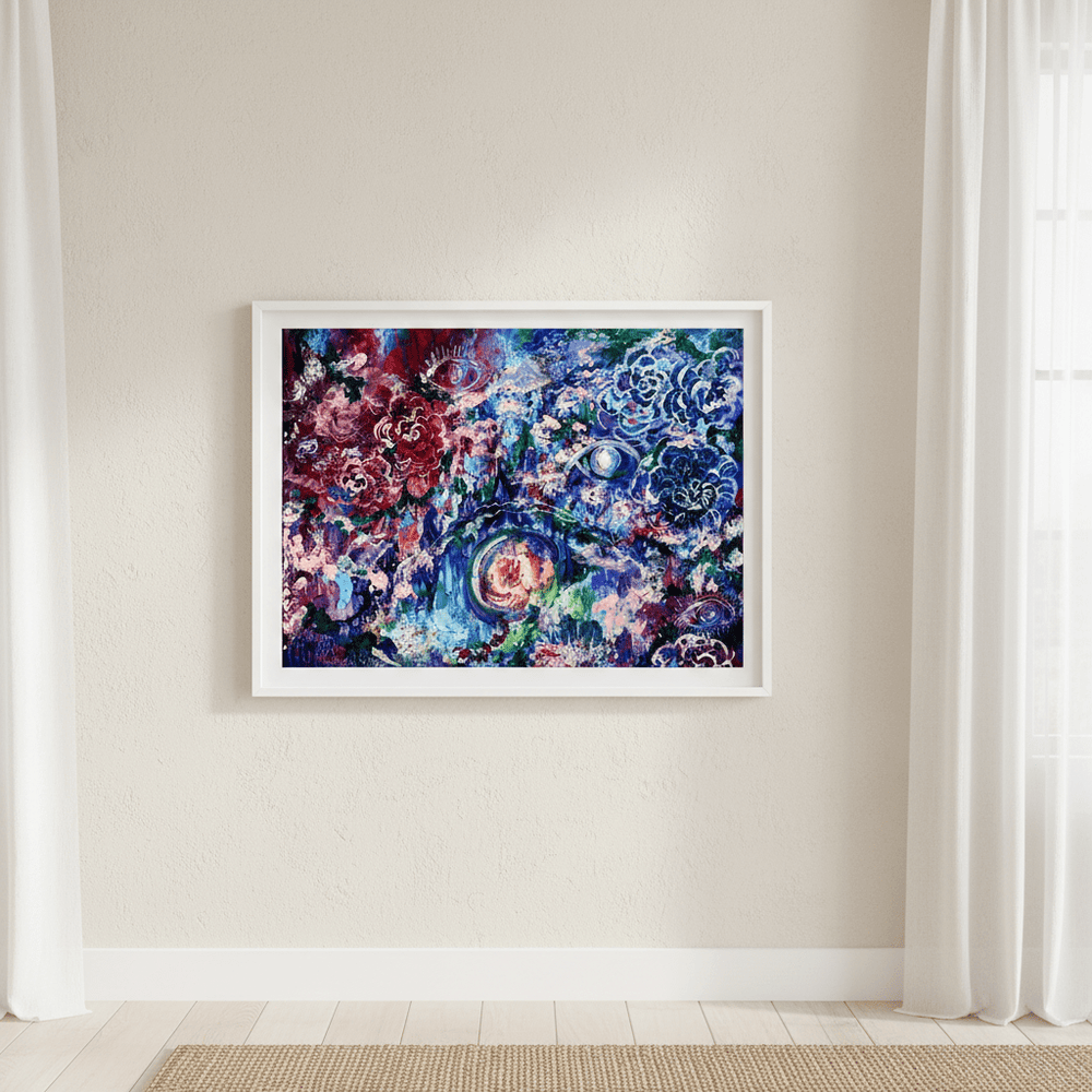Celestial Bloom Dreams by Angelina Ngo wall - art - picture - poster