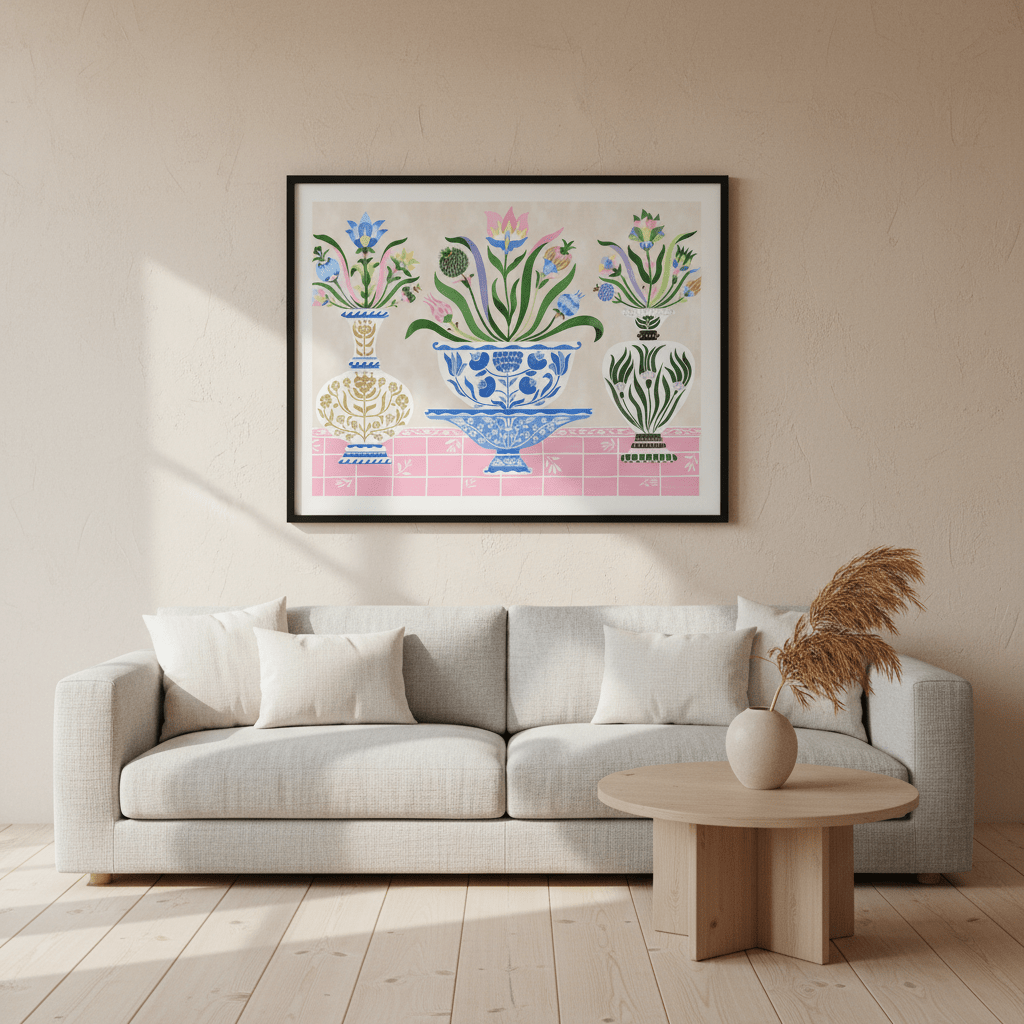 Ceramics by Manne Jalilian wall - art - picture - poster