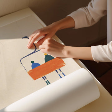 artwork unrolled 