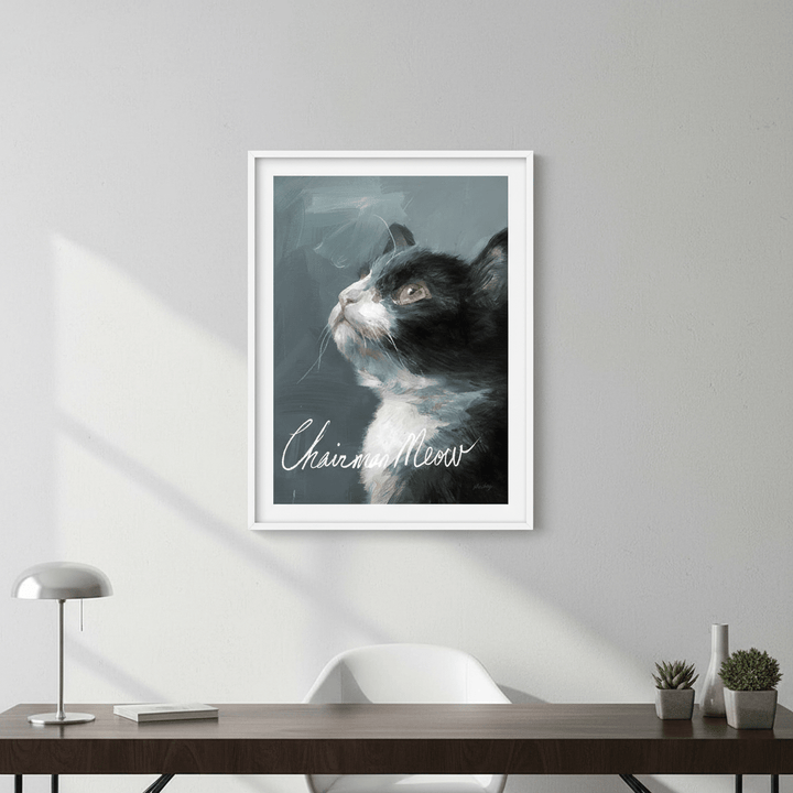 Chairman Meow by Julia Cheney wall - art - picture - poster