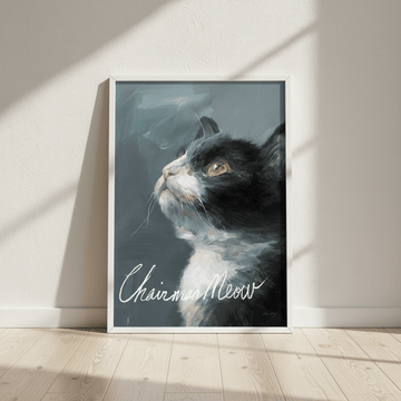 Chairman Meow by Julia Cheney wall - art - picture - poster