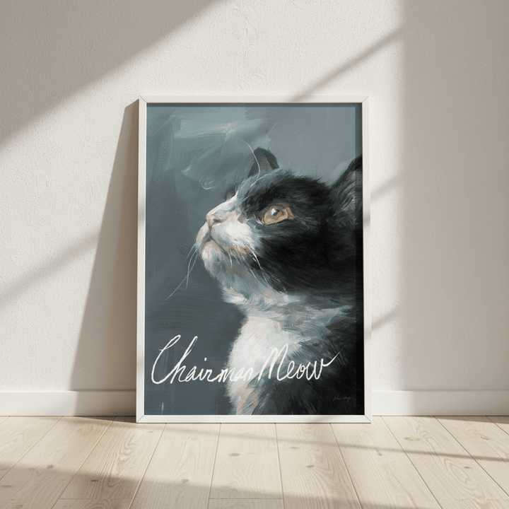 Chairman Meow by Julia Cheney wall - art - picture - poster