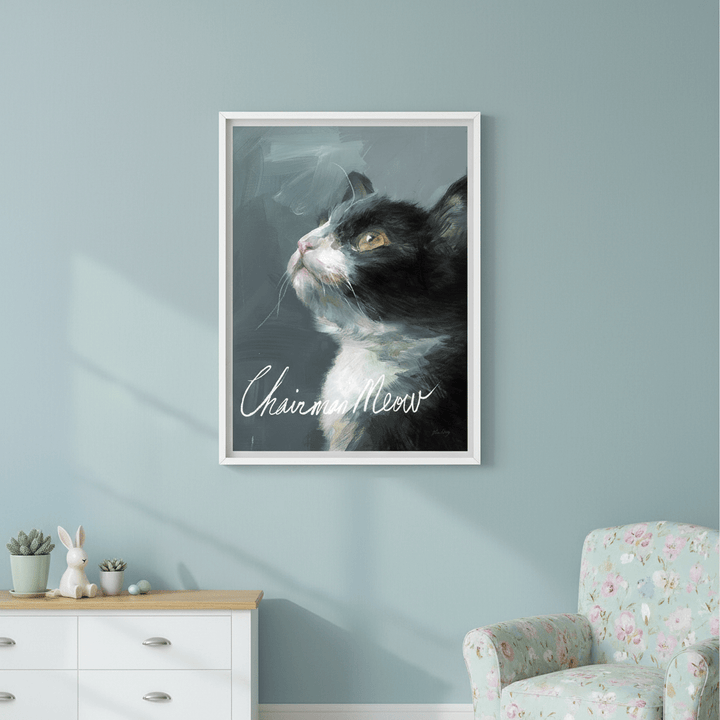 Chairman Meow by Julia Cheney wall - art - picture - poster