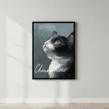 Chairman Meow by Julia Cheney wall - art - picture - poster