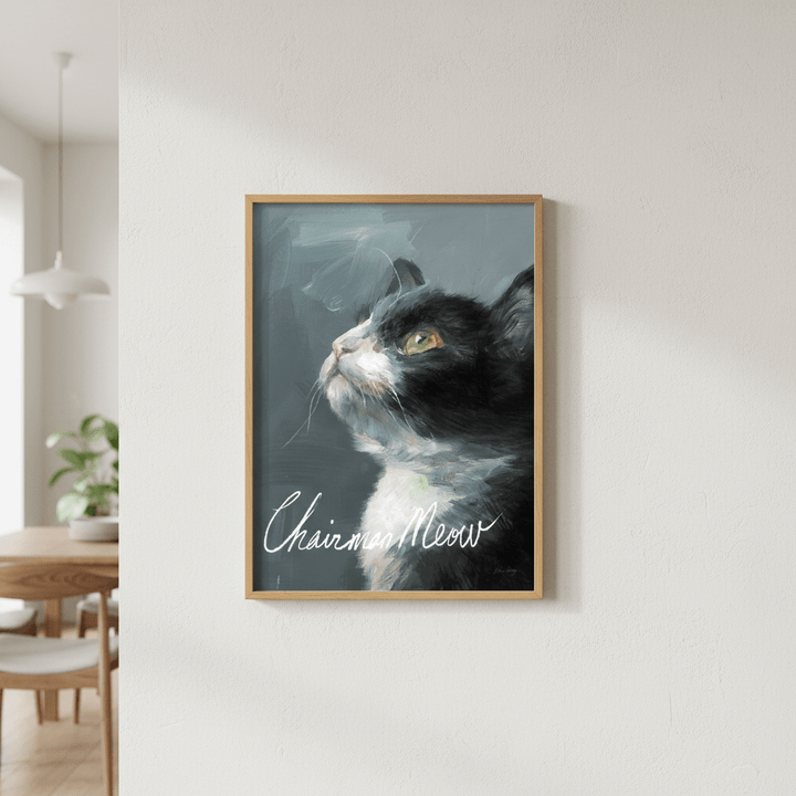Chairman Meow by Julia Cheney wall - art - picture - poster