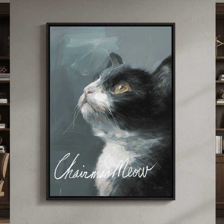Chairman Meow by Julia Cheney wall - art - picture - poster