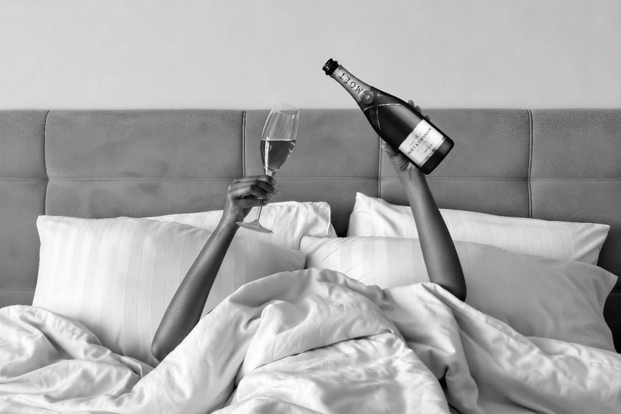 Champagne Bed and Breakfast Photograph Wall Art Landscape