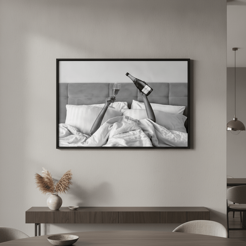 Champagne Bed and Breakfast Photograph Wall Art Landscape wall-art-picture-poster