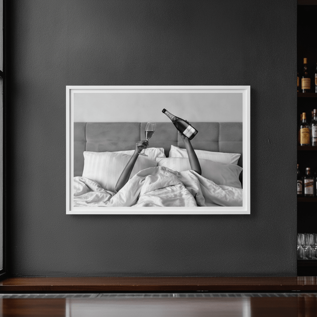 Champagne Bed and Breakfast Photograph Wall Art Landscape wall-art-picture-poster