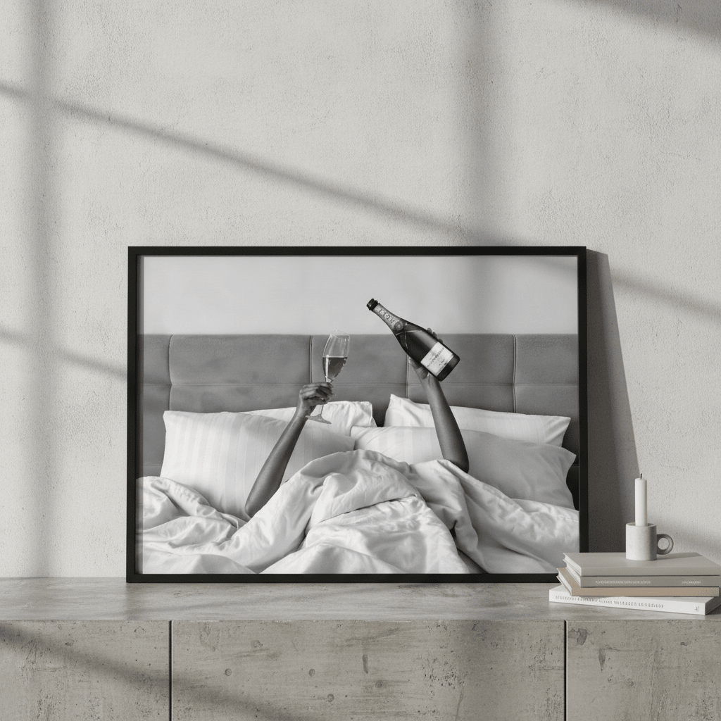 Champagne Bed and Breakfast Photograph Wall Art Landscape wall-art-picture-poster