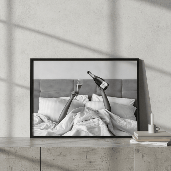Champagne Bed and Breakfast Photograph Wall Art Landscape