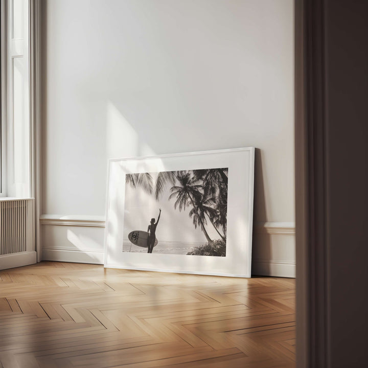 Chanel Vintage Surfer Girl Fashion Wall Art wall - art - picture - poster