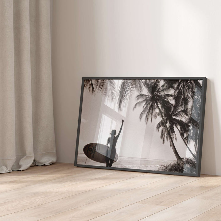Chanel Vintage Surfer Girl Fashion Wall Art wall - art - picture - poster