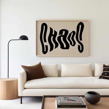 Chaos Landscape Wall Artwork Quote - Style My Wall