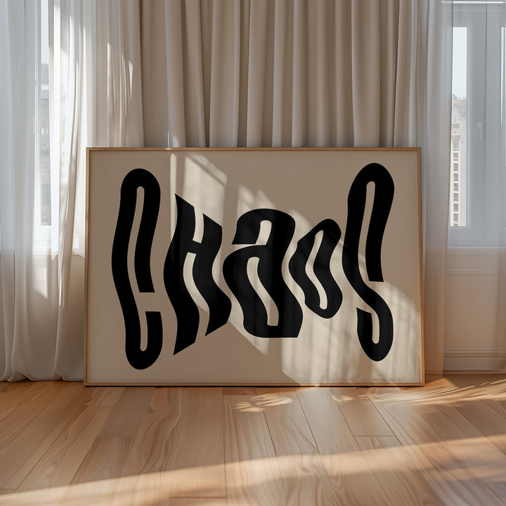 Chaos Landscape Wall Artwork Quote - Style My Wall