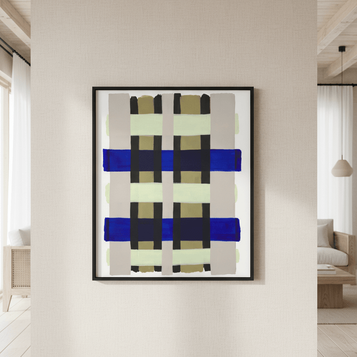 Checkered by Berit Mongensen Lopez wall - art - picture - poster