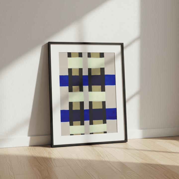 Checkered by Berit Mongensen Lopez wall - art - picture - poster