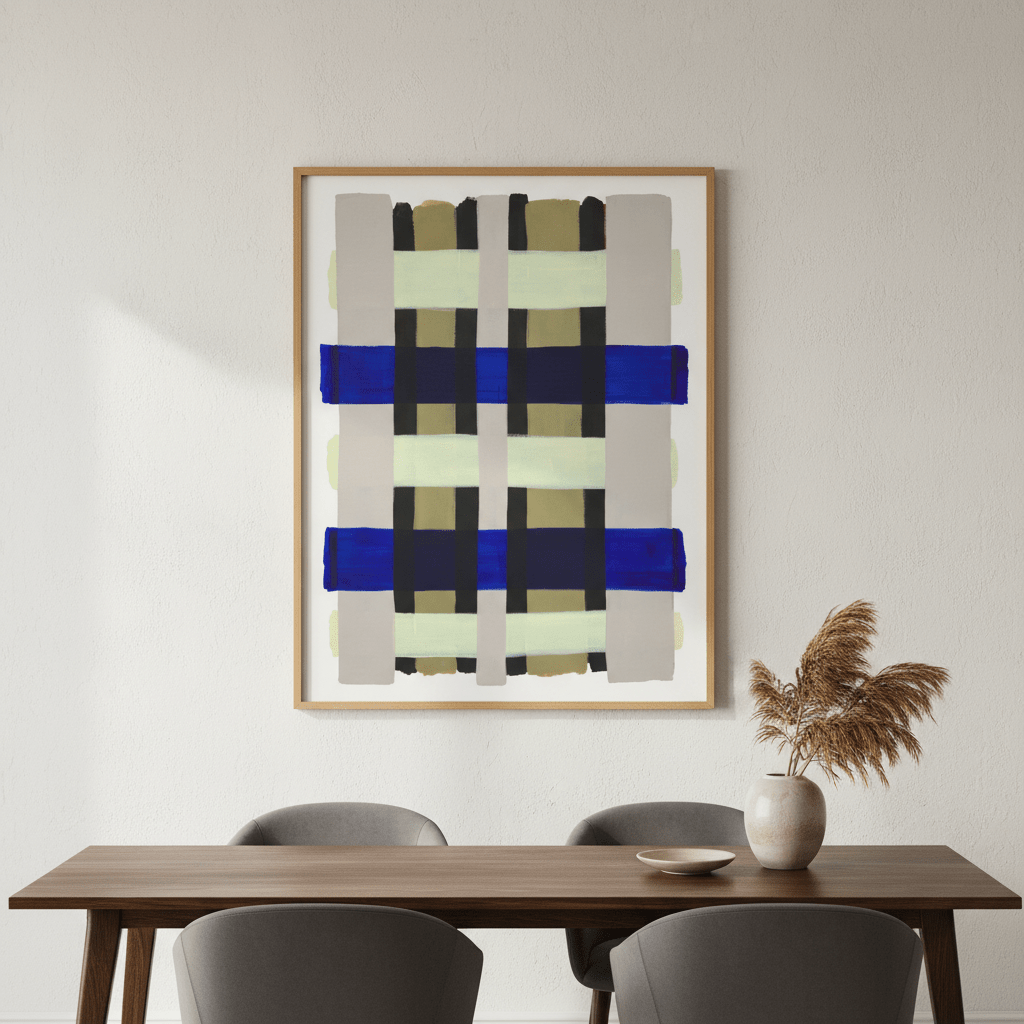 Checkered by Berit Mongensen Lopez wall - art - picture - poster