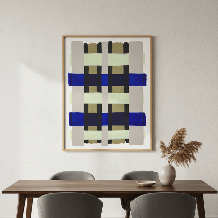 Checkered by Berit Mongensen Lopez wall - art - picture - poster
