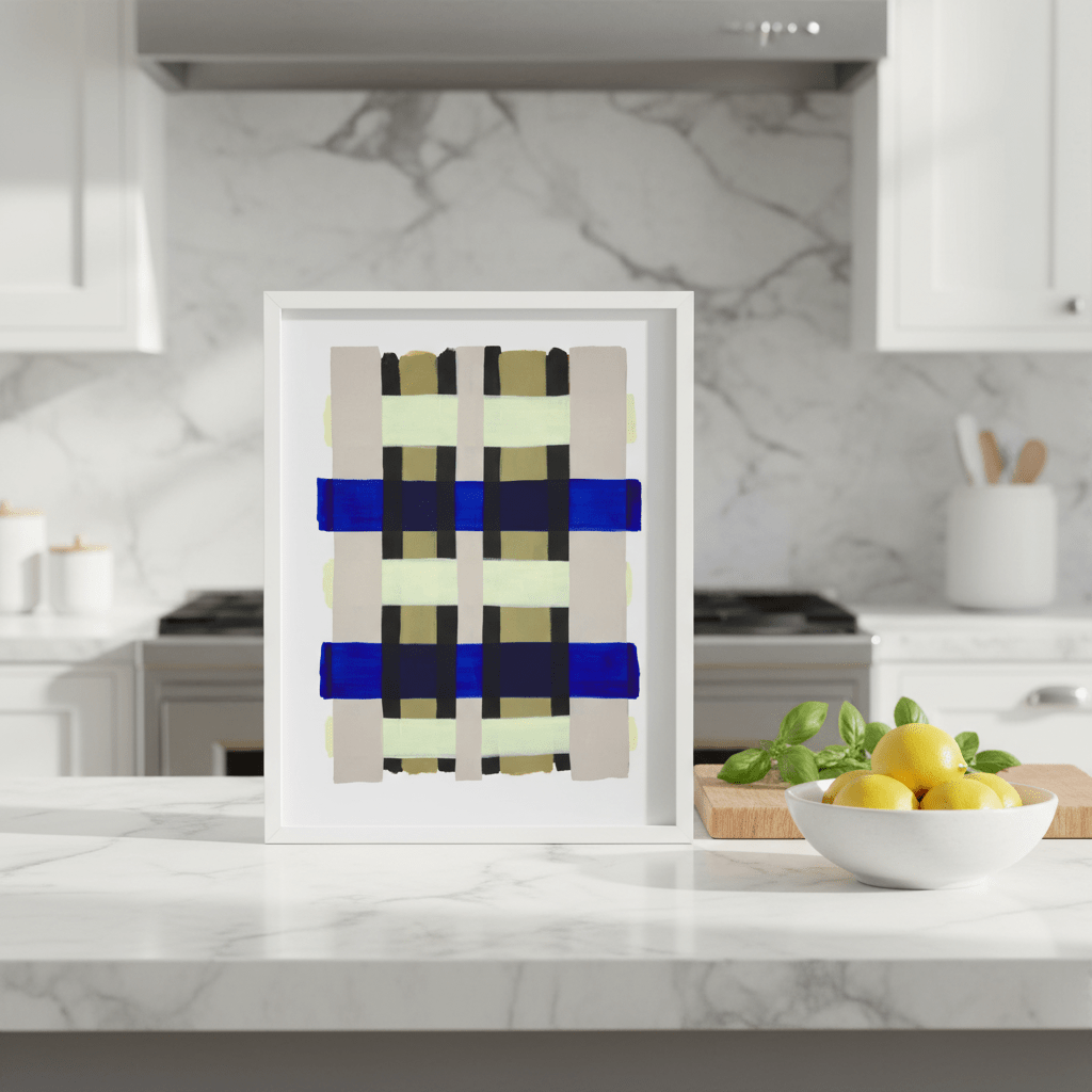 Checkered by Berit Mongensen Lopez wall - art - picture - poster