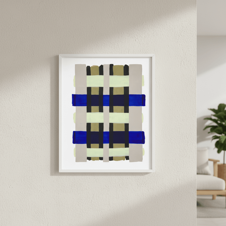 Checkered by Berit Mongensen Lopez wall - art - picture - poster