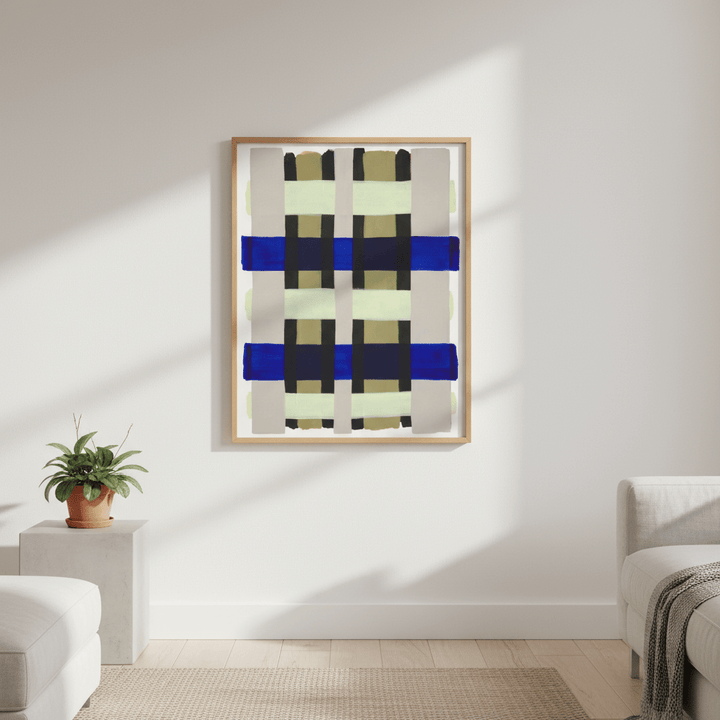 Checkered by Berit Mongensen Lopez wall - art - picture - poster