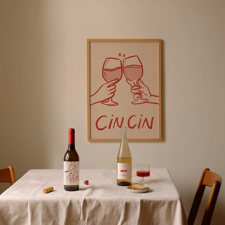Cheers Cin Cin by Lucia Sankovic - Style My Wall