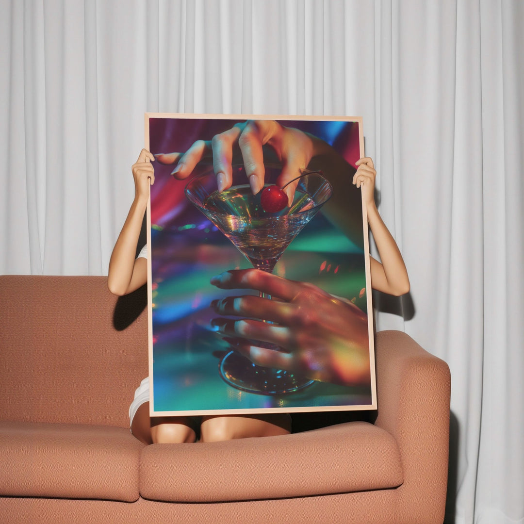 Cherry Disco Wall Art wall - art - picture - poster