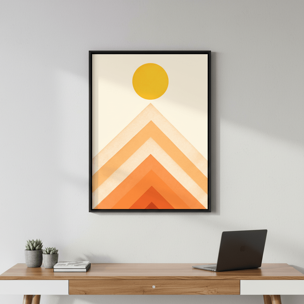 Chevron Sky by Florent Bodart wall - art - picture - poster