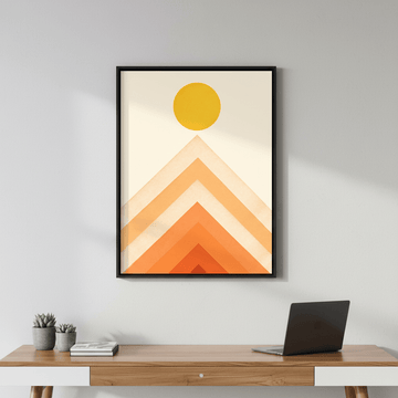 Chevron Sky by Florent Bodart wall - art - picture - poster