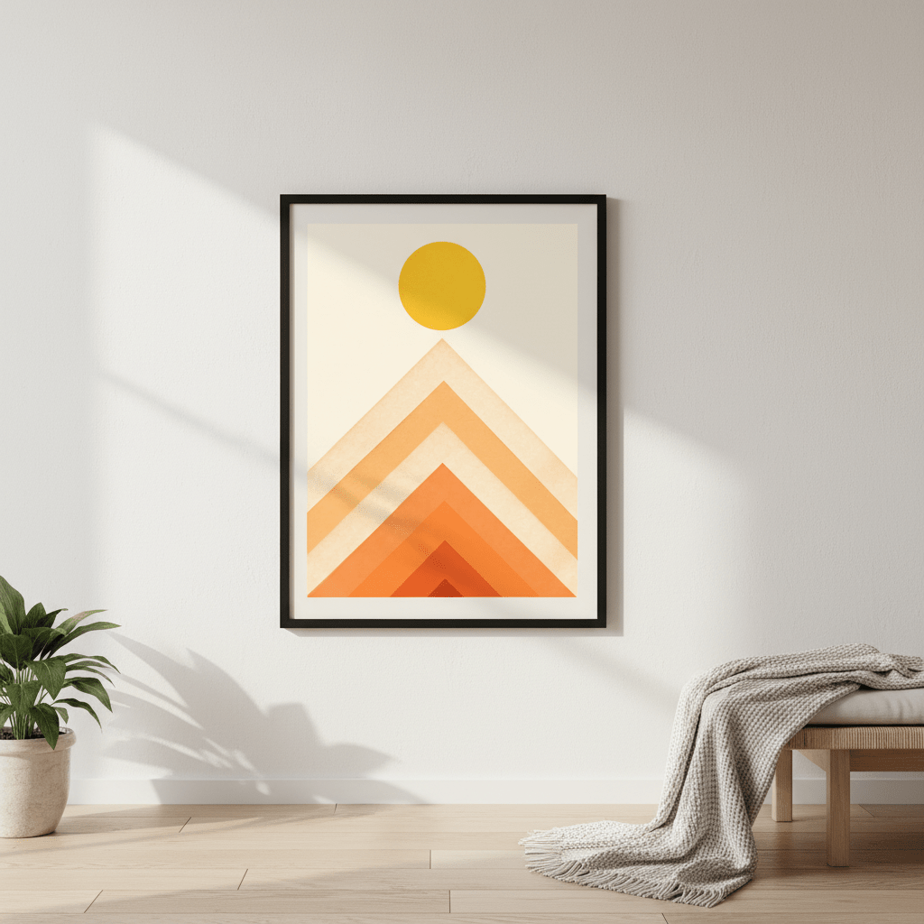 Chevron Sky by Florent Bodart wall - art - picture - poster