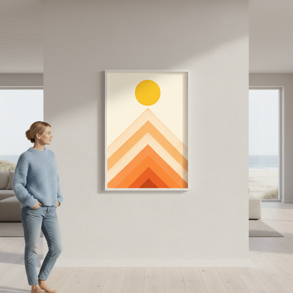 Chevron Sky by Florent Bodart wall - art - picture - poster