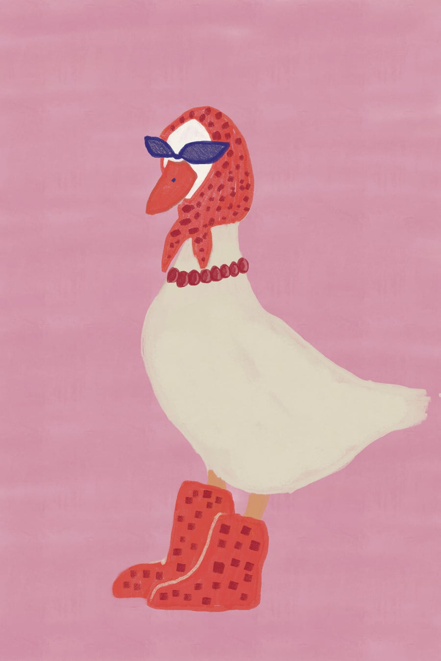 Chic Goose Fashion By The Art Concept | Art & Canvas Print