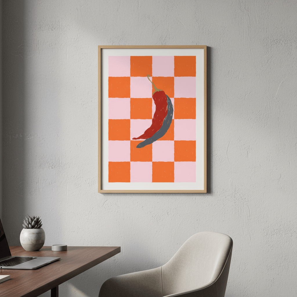 Chillie by Ivy Green Illustrations wall - art - picture - poster