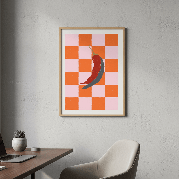 Chillie by Ivy Green Illustrations wall - art - picture - poster