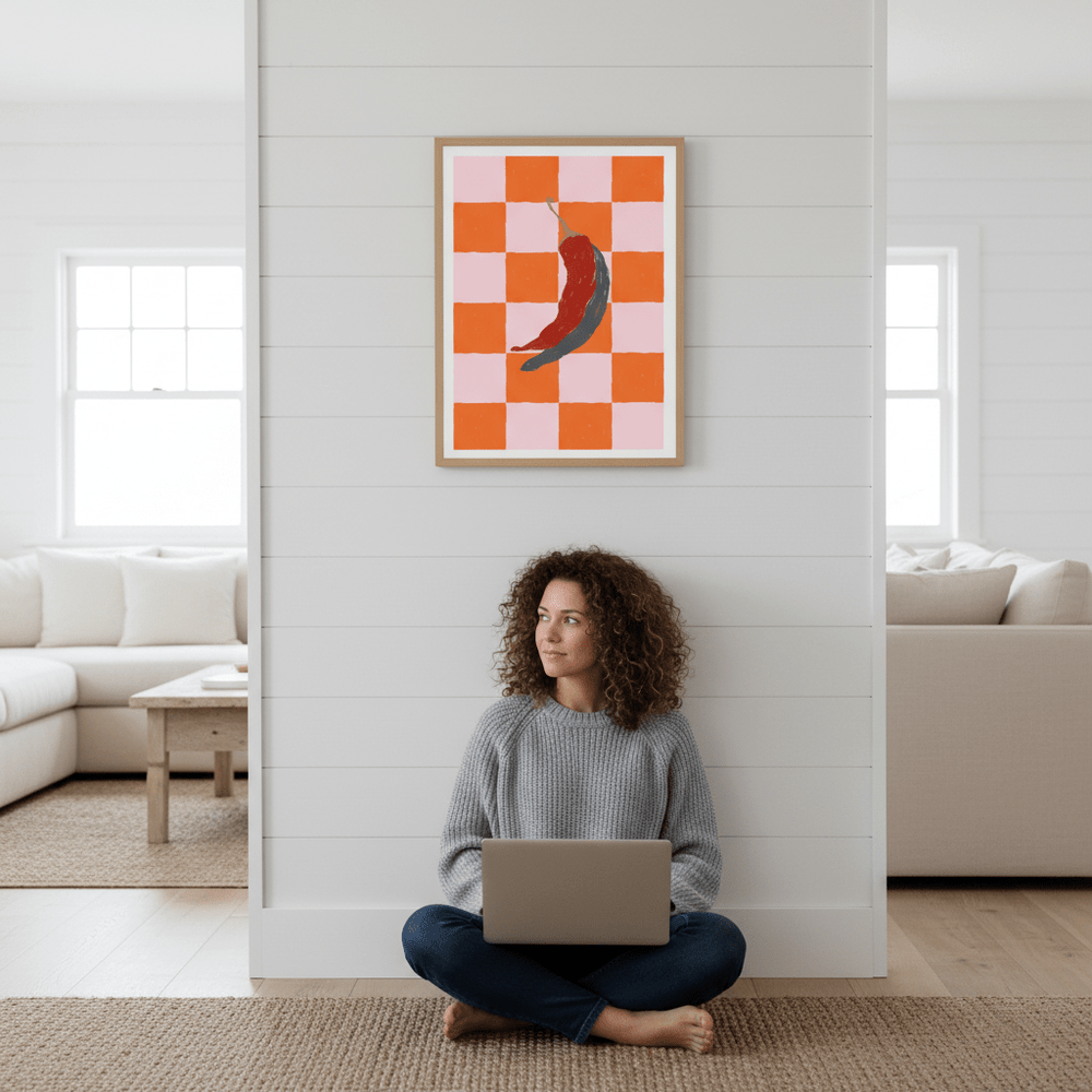 Chillie by Ivy Green Illustrations wall - art - picture - poster