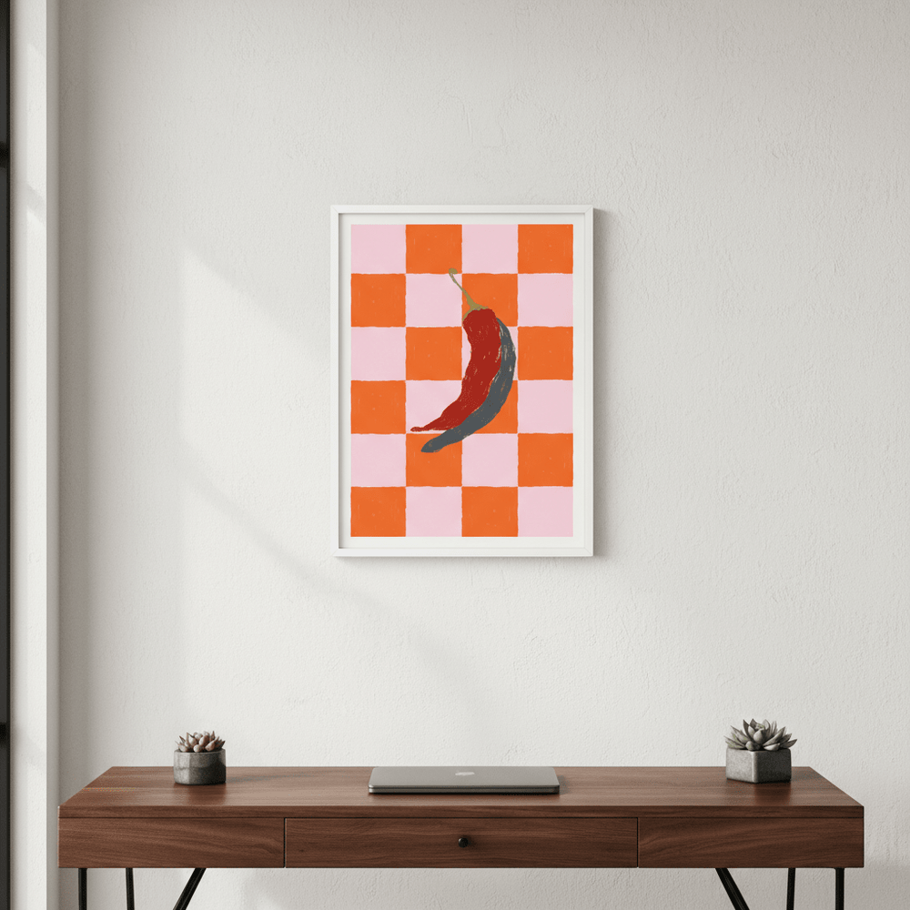 Chillie by Ivy Green Illustrations wall - art - picture - poster