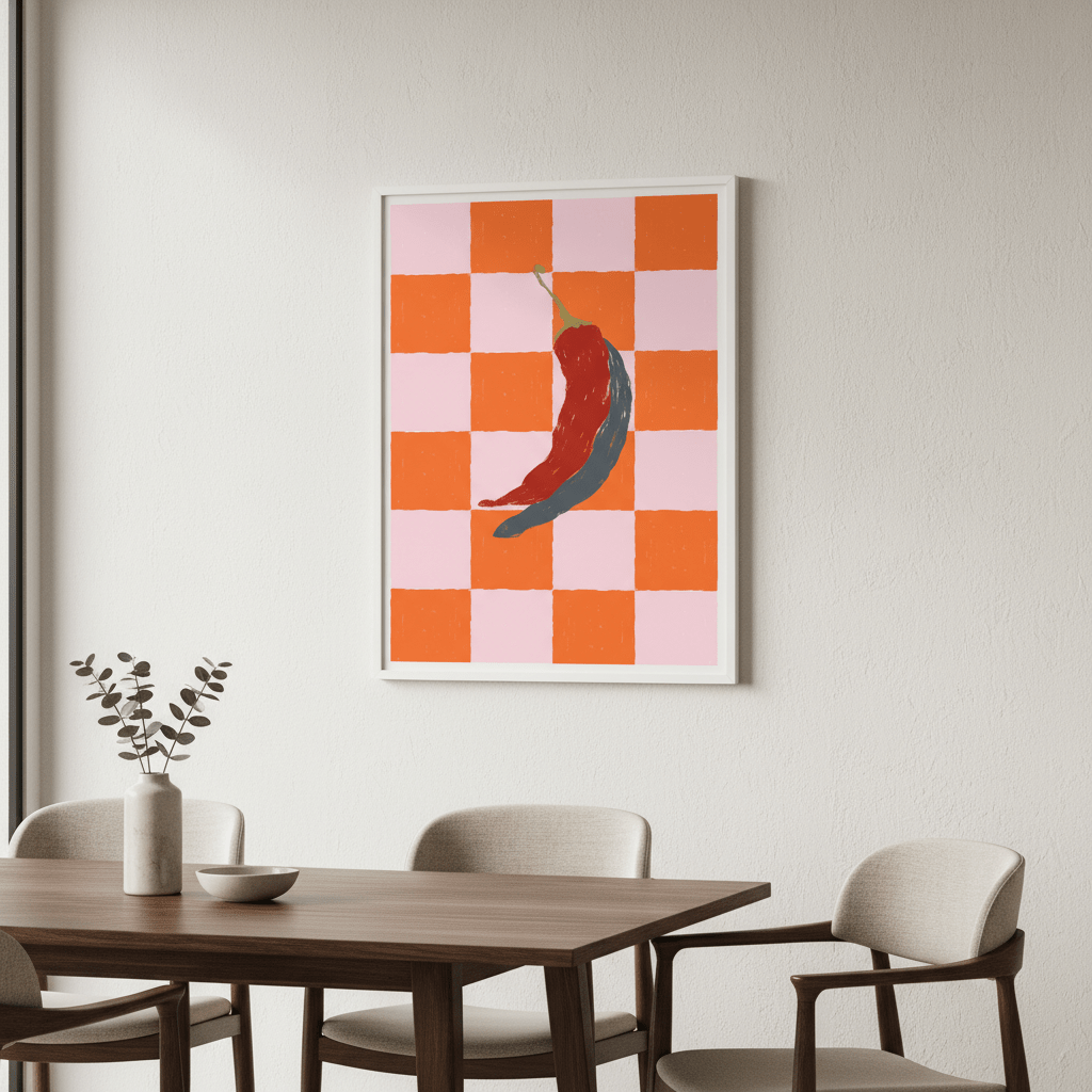 Chillie by Ivy Green Illustrations wall - art - picture - poster