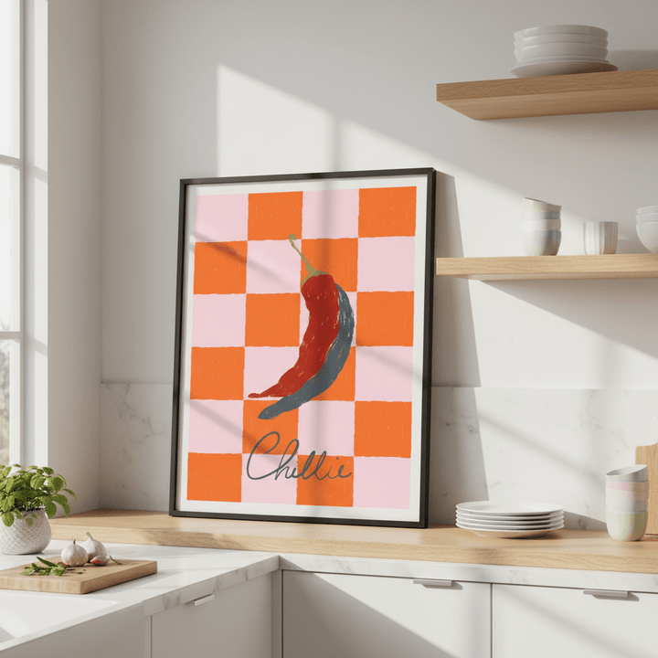 Chillie Text by Ivy Green Illustrations wall - art - picture - poster