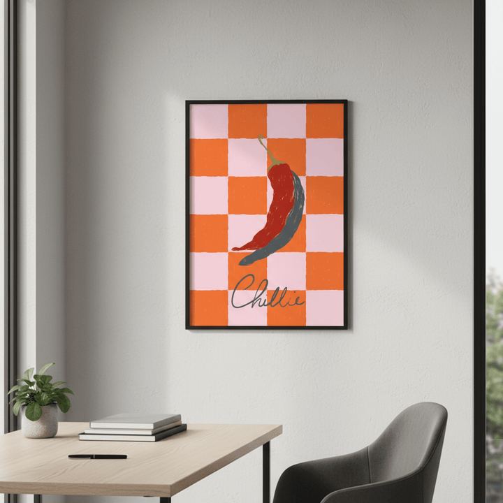 Chillie Text by Ivy Green Illustrations wall - art - picture - poster