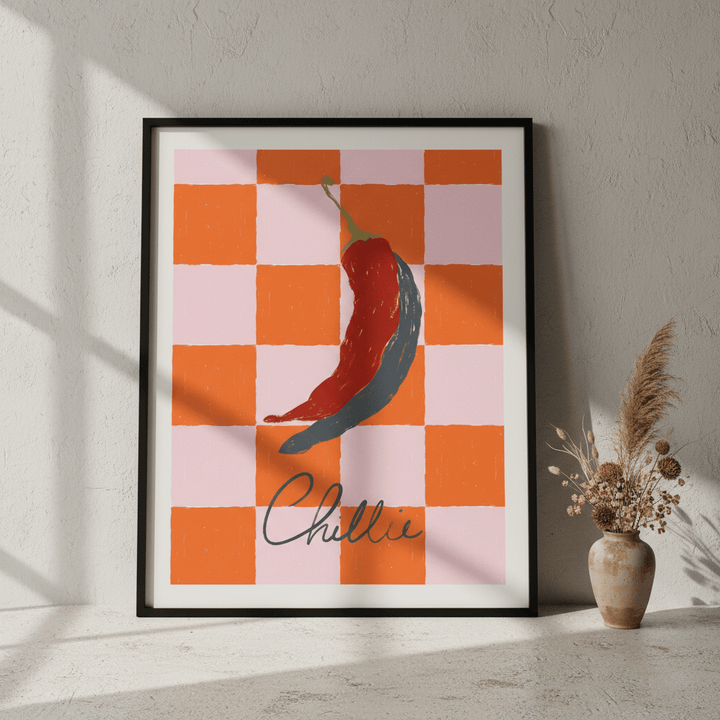 Chillie Text by Ivy Green Illustrations wall - art - picture - poster