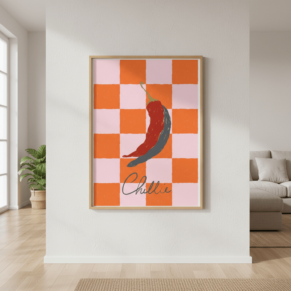 Chillie Text by Ivy Green Illustrations wall - art - picture - poster