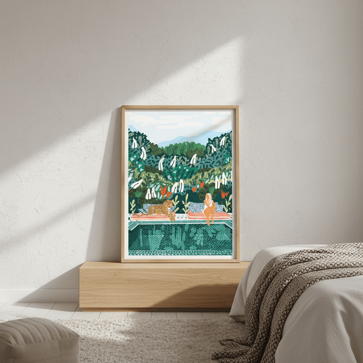 Chilling by 83 Oranges wall - art - picture - poster